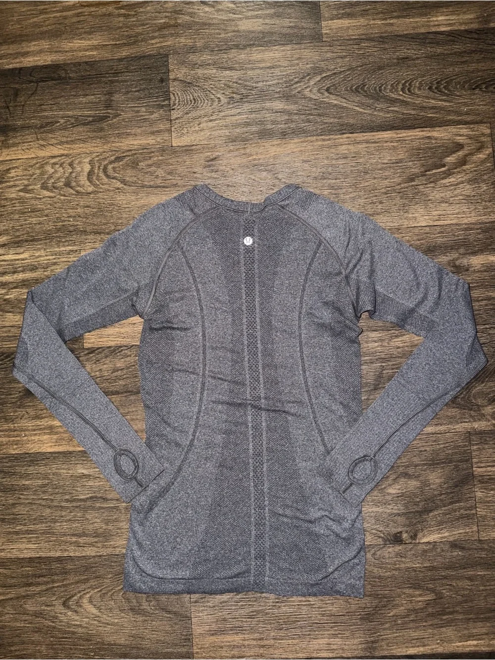 Lululemon Athletica Swiftly Tech 2.0 Long-Sleeve Hip Length Dark Gray Size 6 Tee